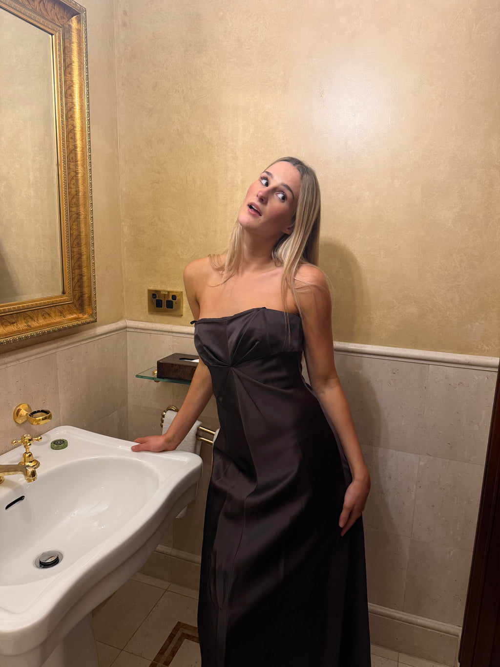 Vintage Expresso Dress