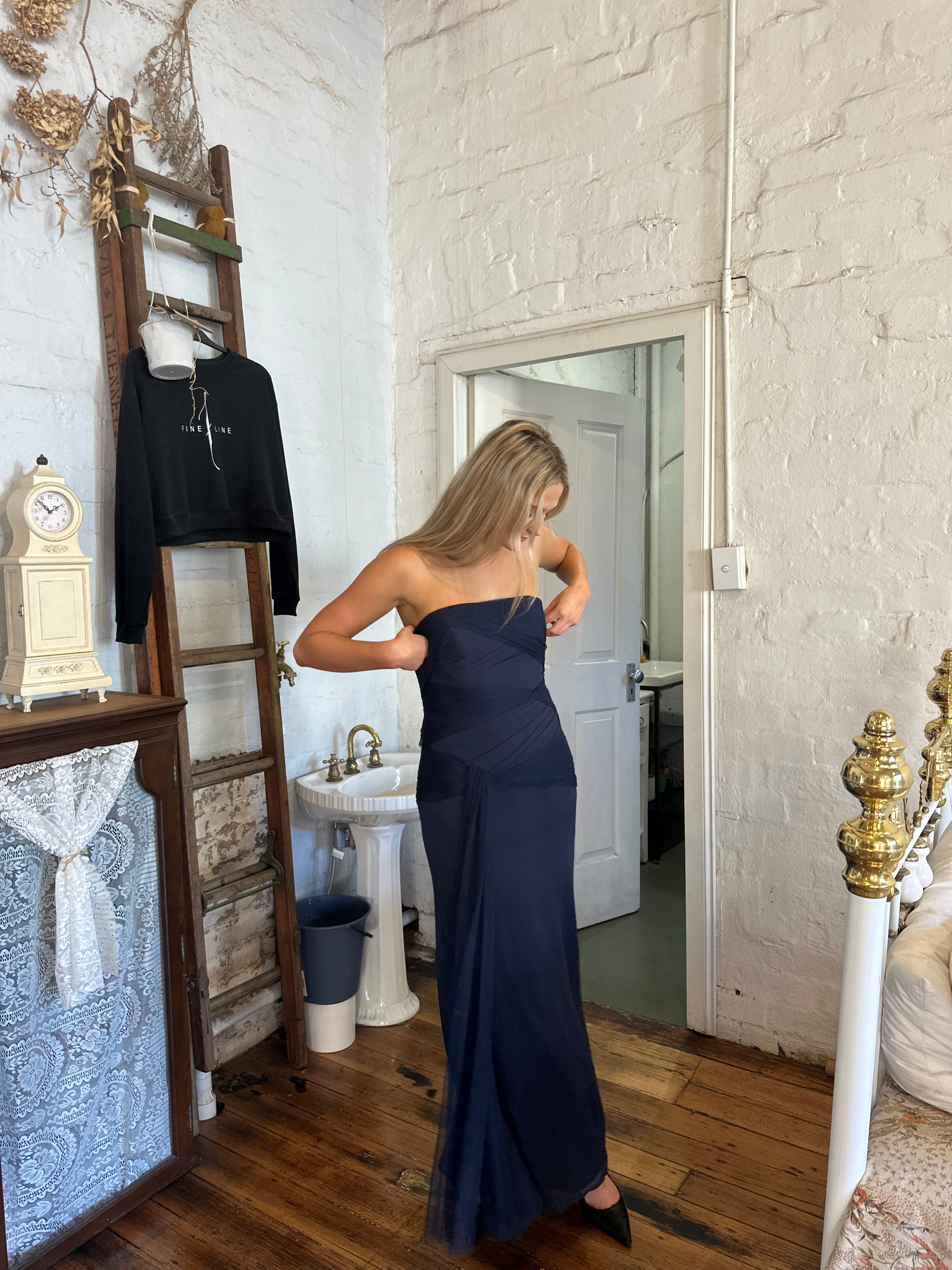 Vintage Paloma Dress Navy