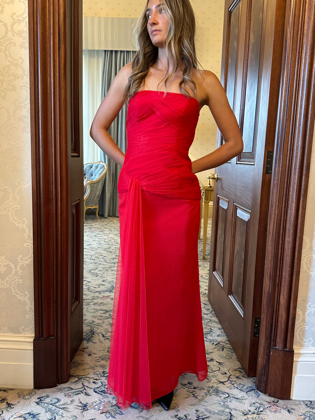 Vintage Paloma Dress Red