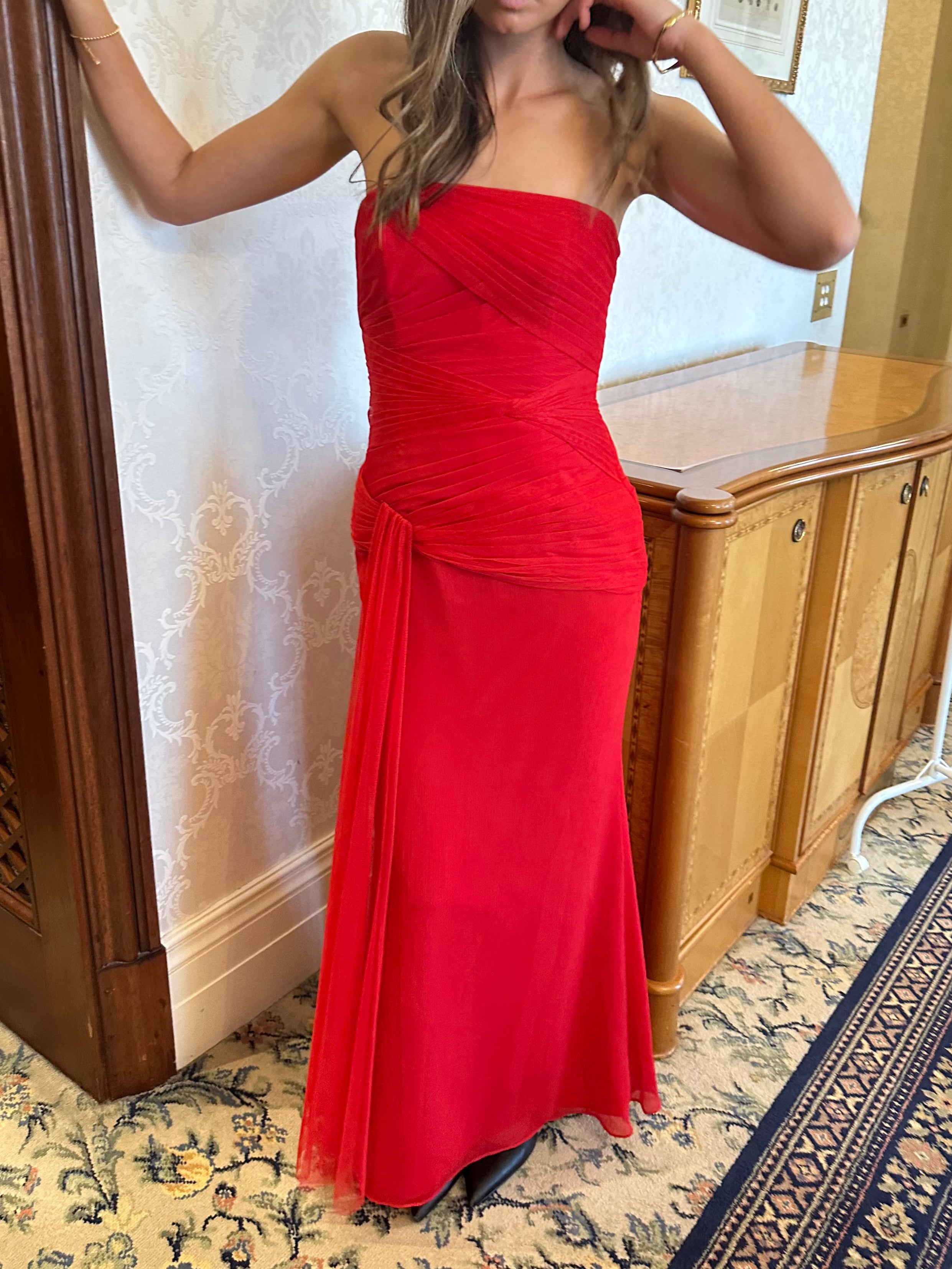 Vintage Paloma Dress Red