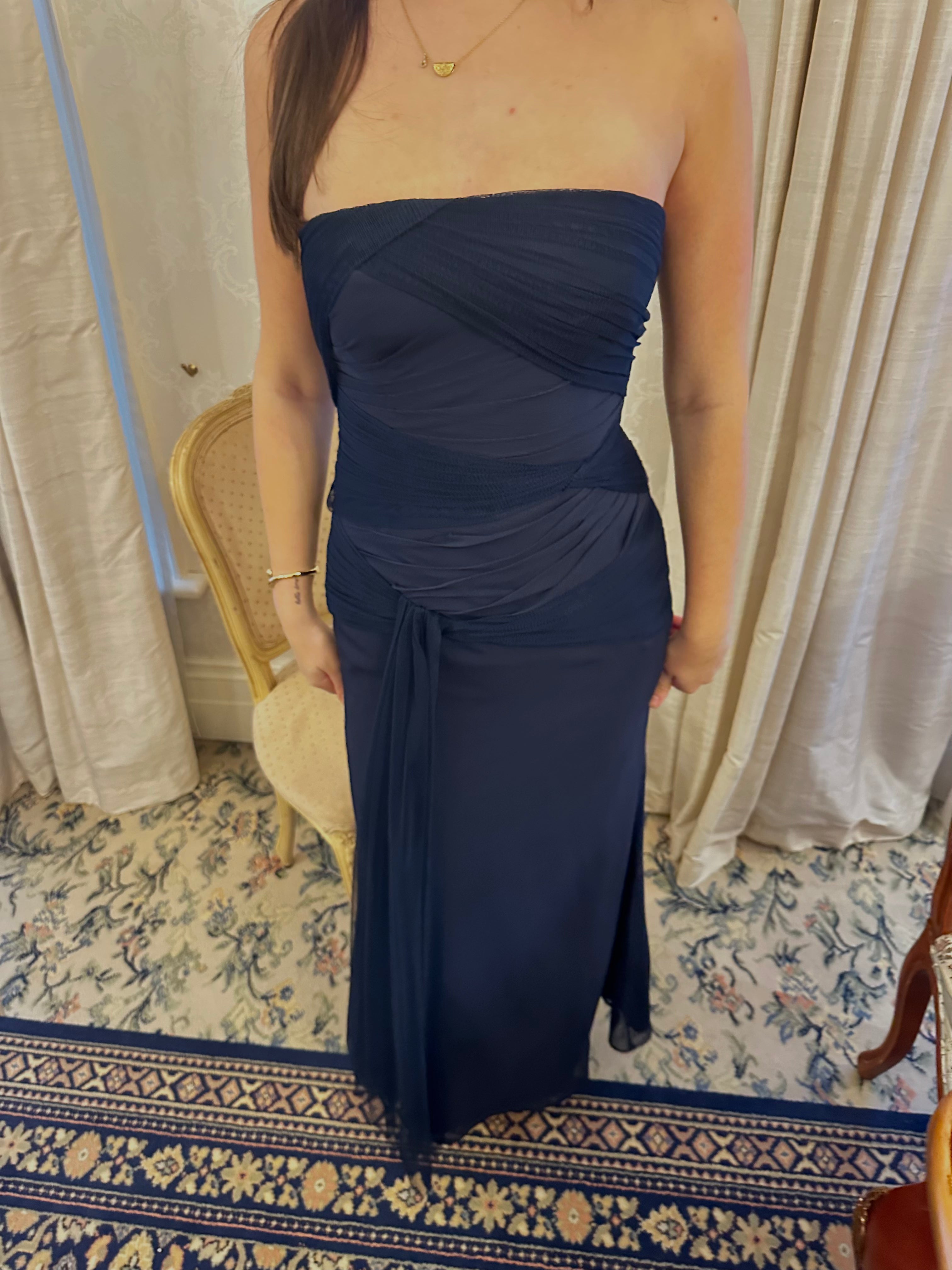Vintage Paloma Dress Navy