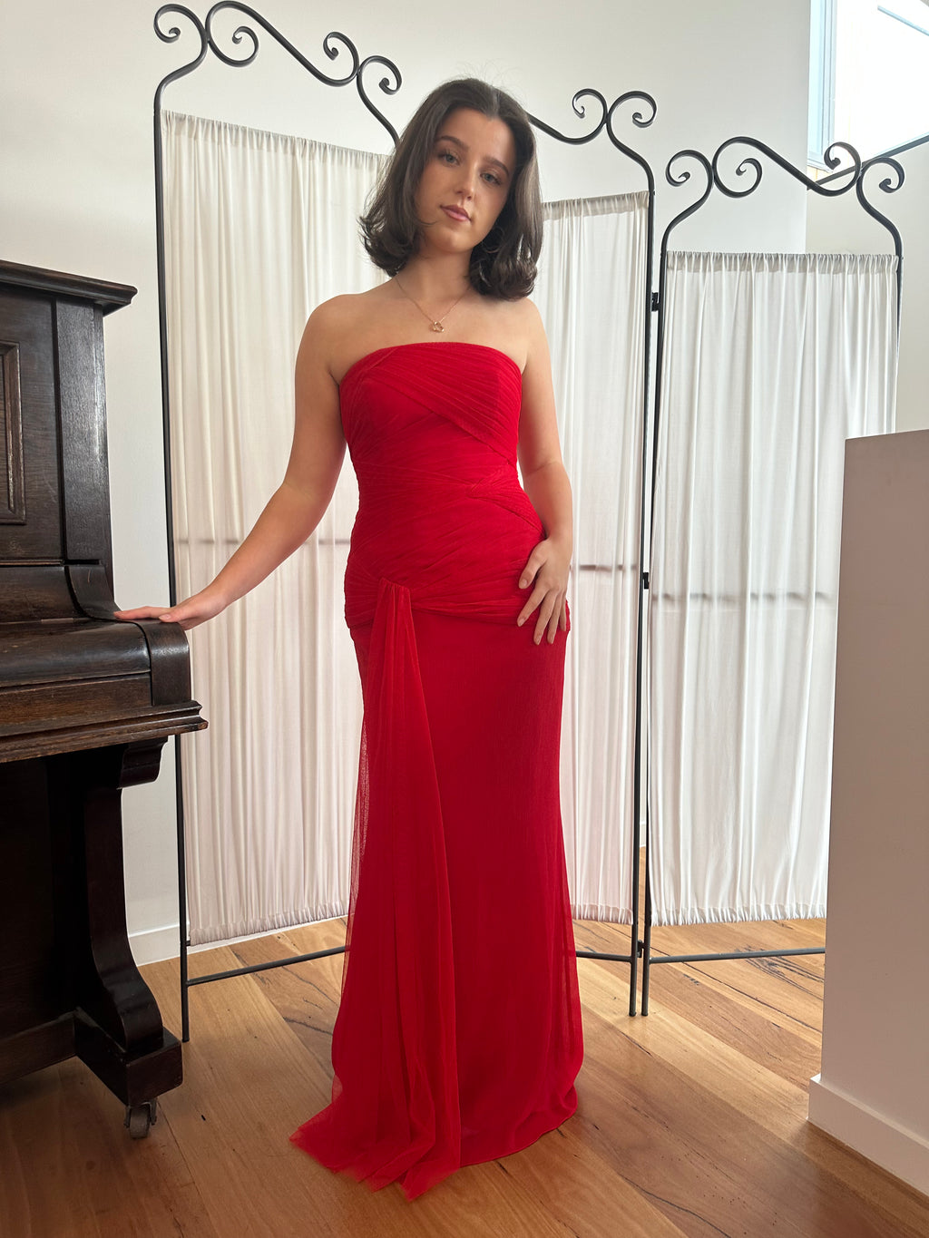 Vintage Paloma Dress Red