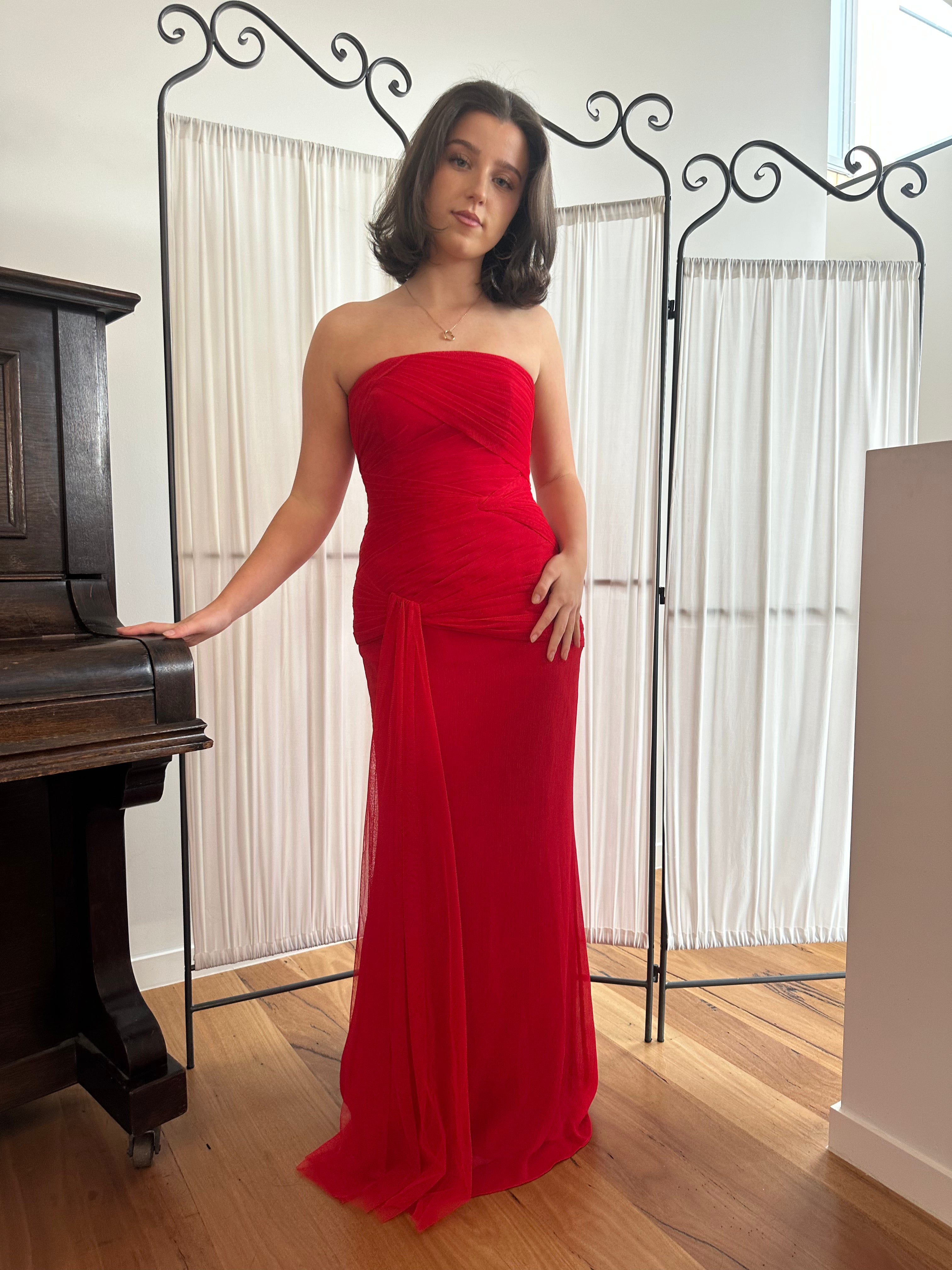 Vintage Paloma Dress Red