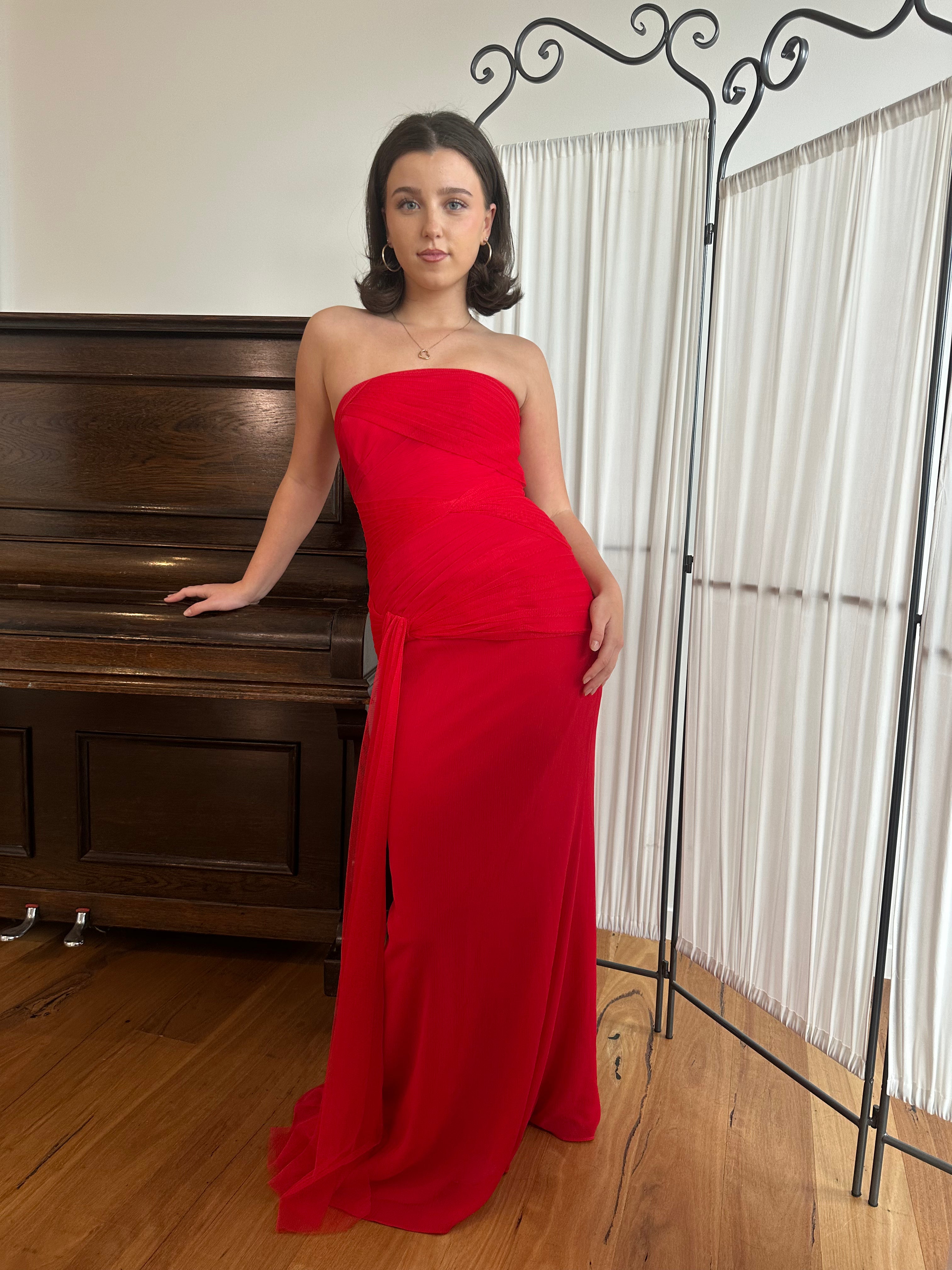 Vintage Paloma Dress Red